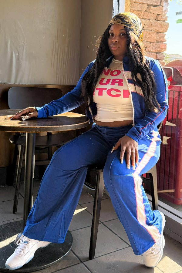 Color Block Two-Piece Set