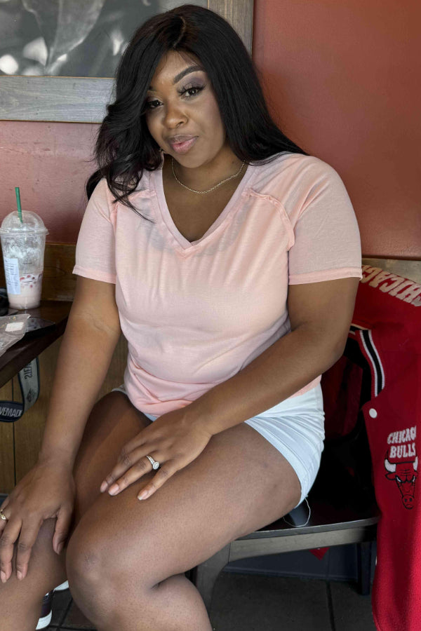 Oversized V-Neck Tee
