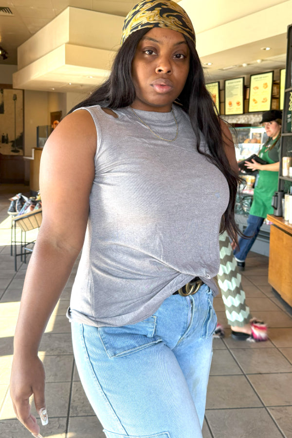 Twist-Front Tank Top